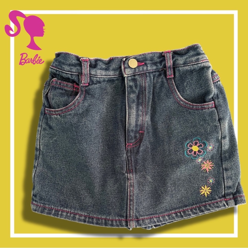 Vintage 2002 Barbie Skort/Short/Skirt - 6T